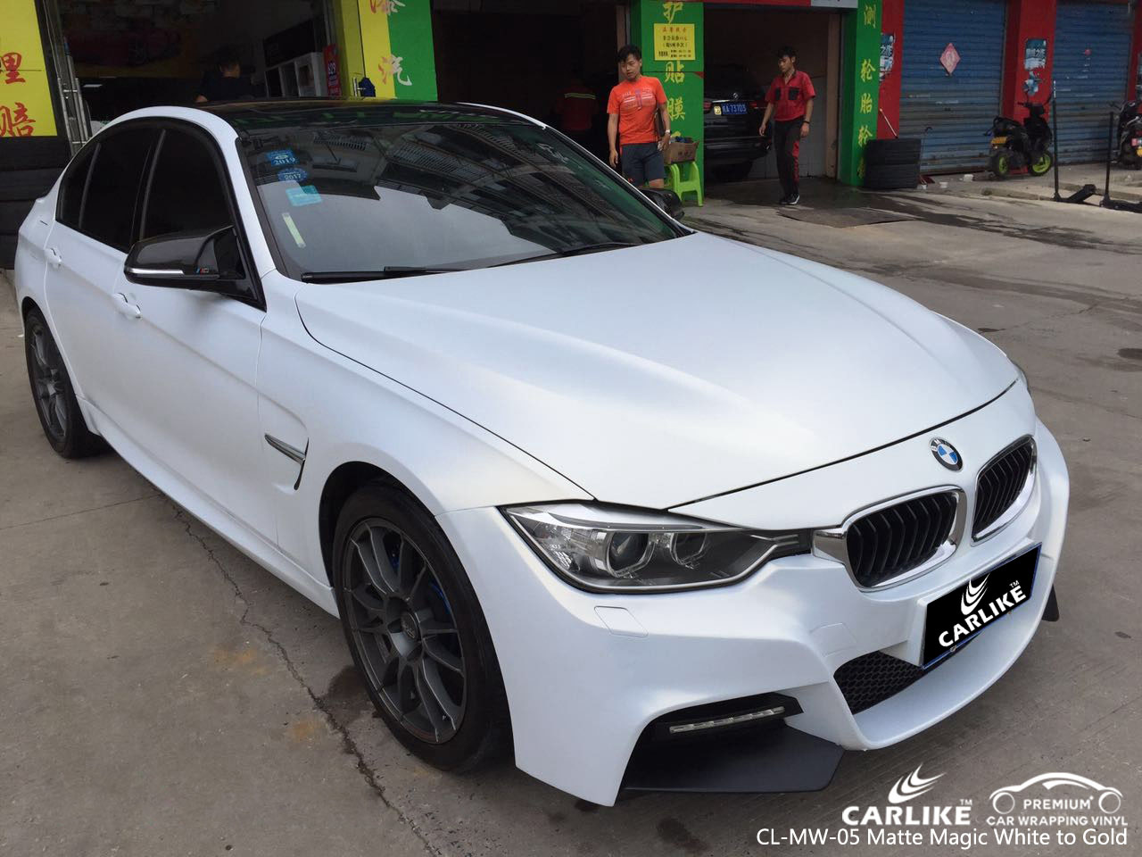 CARLIKE CL-MW-05 MAGIC CHAMELEON MATTE WHITE TO GOLD VINYL