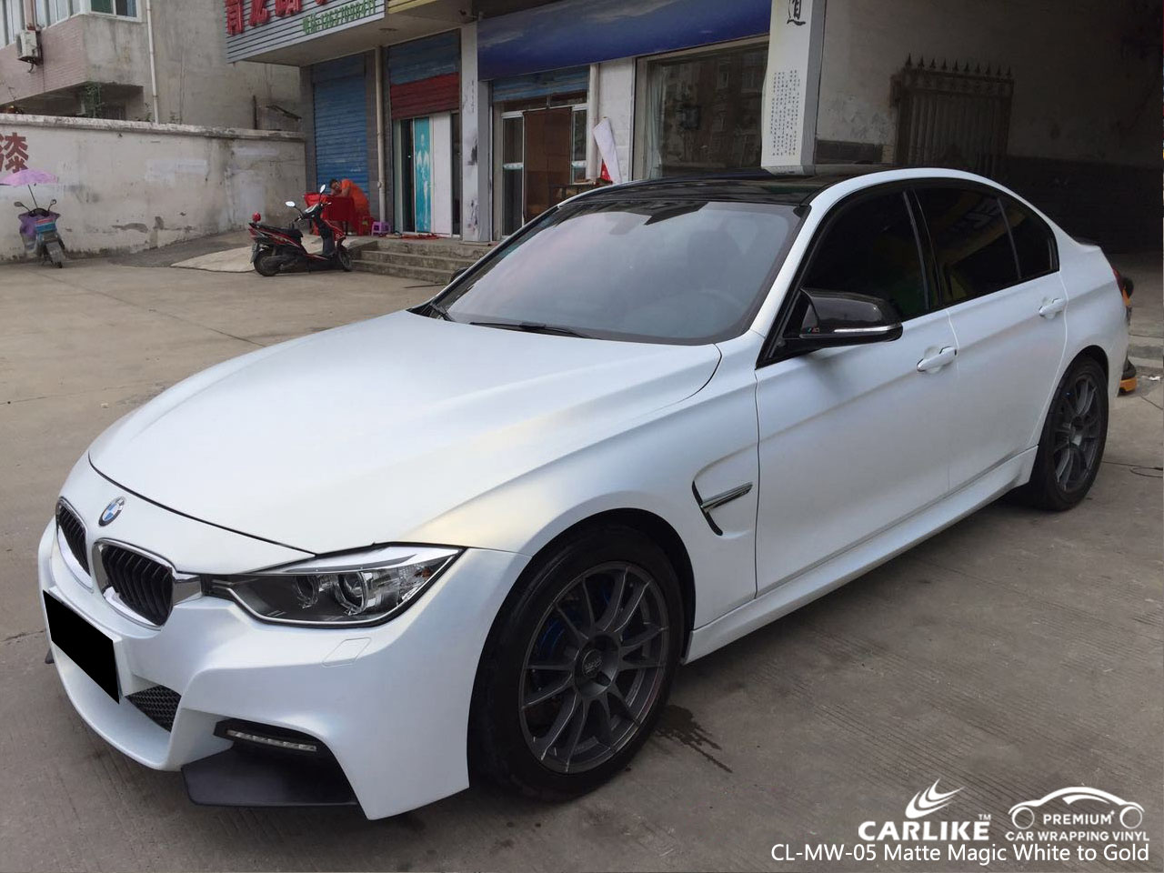 CARLIKE CL-MW-05 MAGIC CHAMELEON MATTE WHITE TO GOLD VINYL