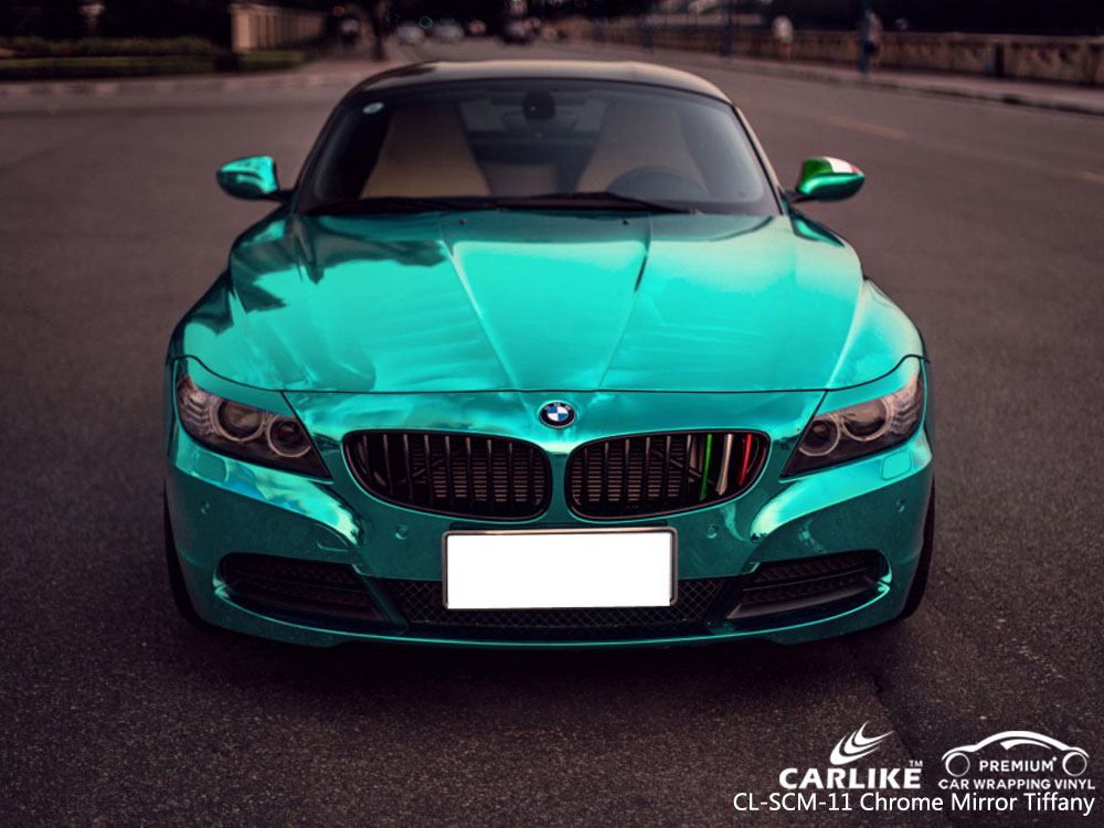 CARLIKE CL-SCM-11 CHROME MIRROR TIFFANY VINYL FOR BMW