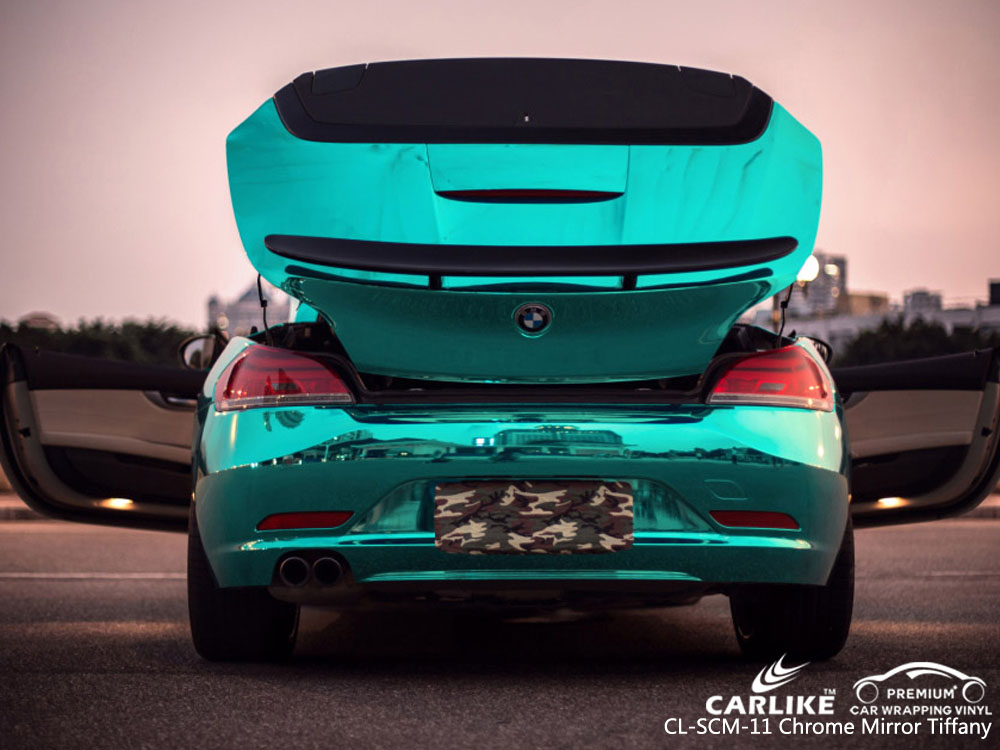 CARLIKE CL-SCM-11 CHROME MIRROR TIFFANY VINYL FOR BMW