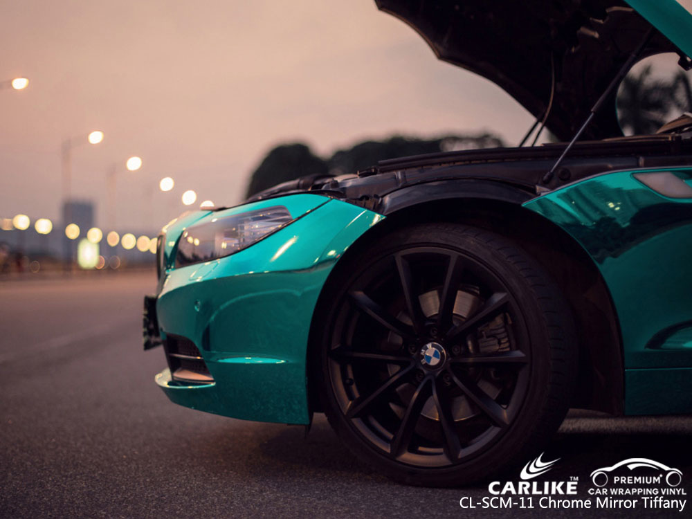 CARLIKE CL-SCM-11 CHROME MIRROR TIFFANY VINYL FOR BMW