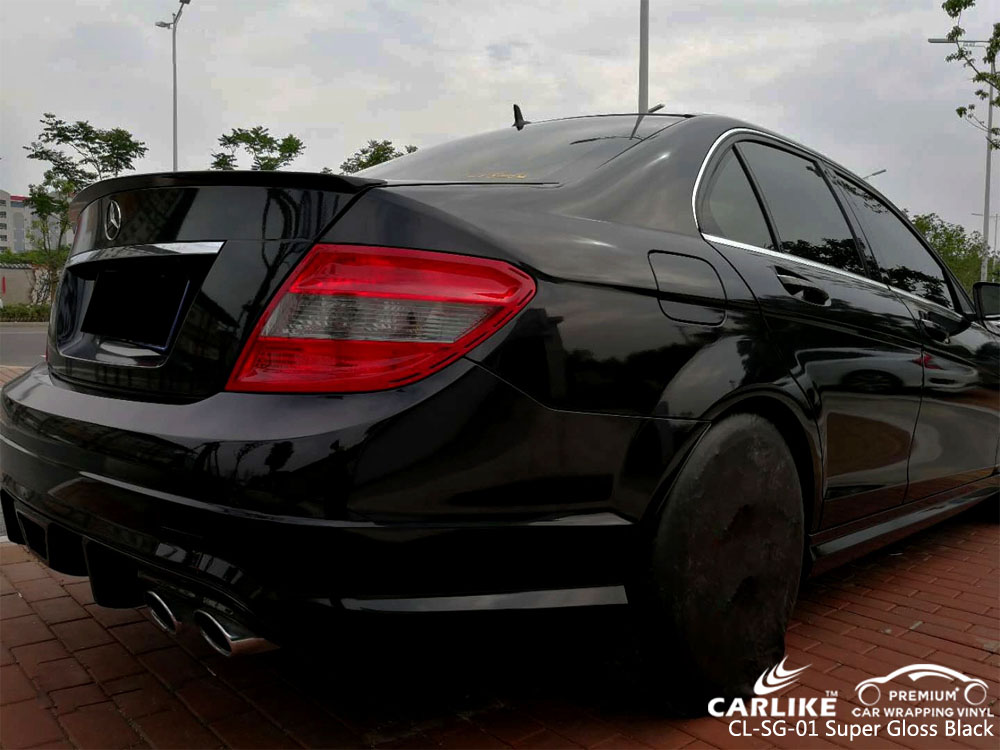 CARLIKE CL-SG-01 SUPER GLOSS BLACK CAR WRAP VINYL