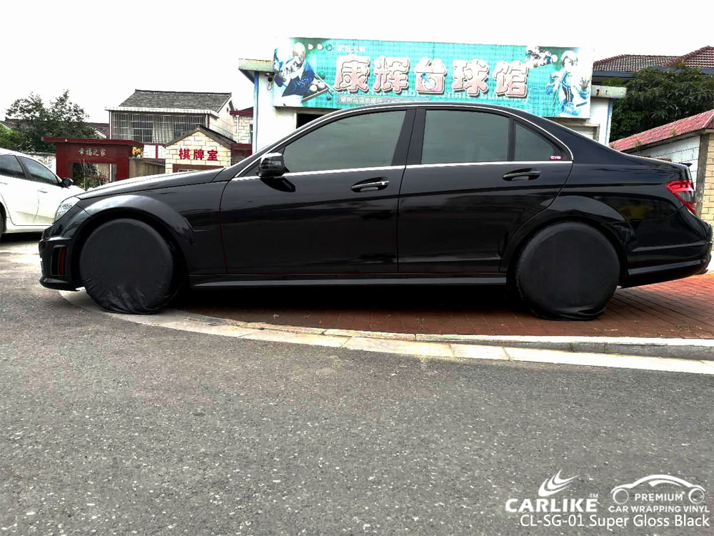 CARLIKE CL-SG-01 SUPER GLOSS BLACK CAR WRAP VINYL