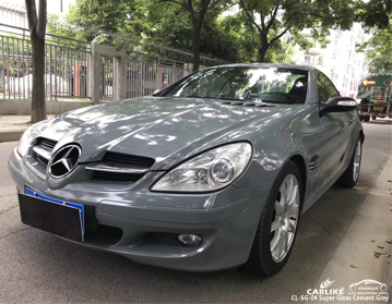 CL-SG-04 super gloss cement grey vinyl wrap for mercedes-benz