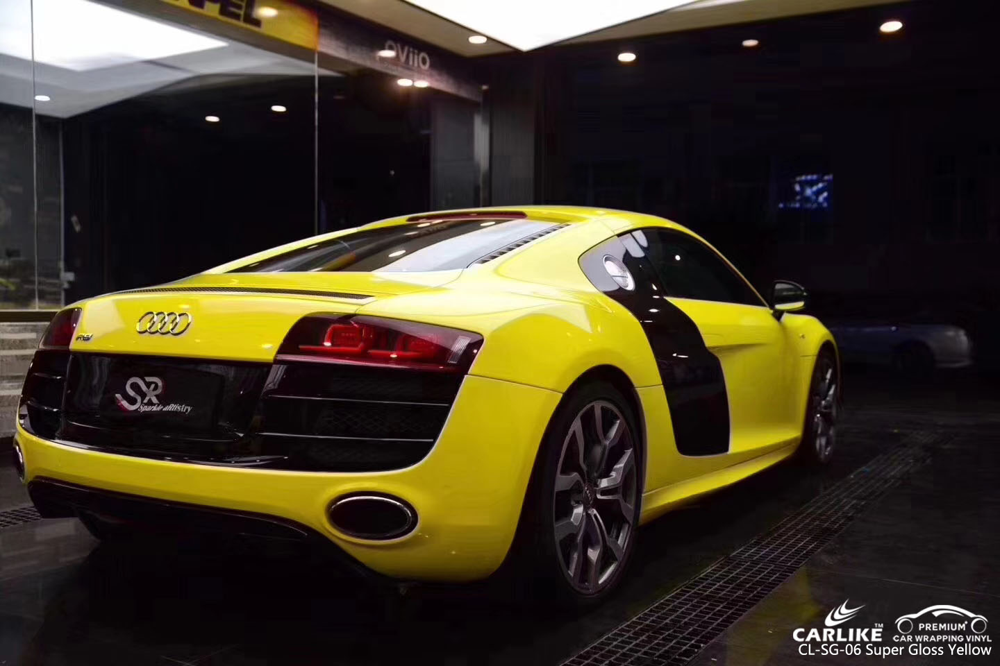 CARLIKE CL-SG-06 SUPER GLOSS YELLOW VINYL FOR AUDI