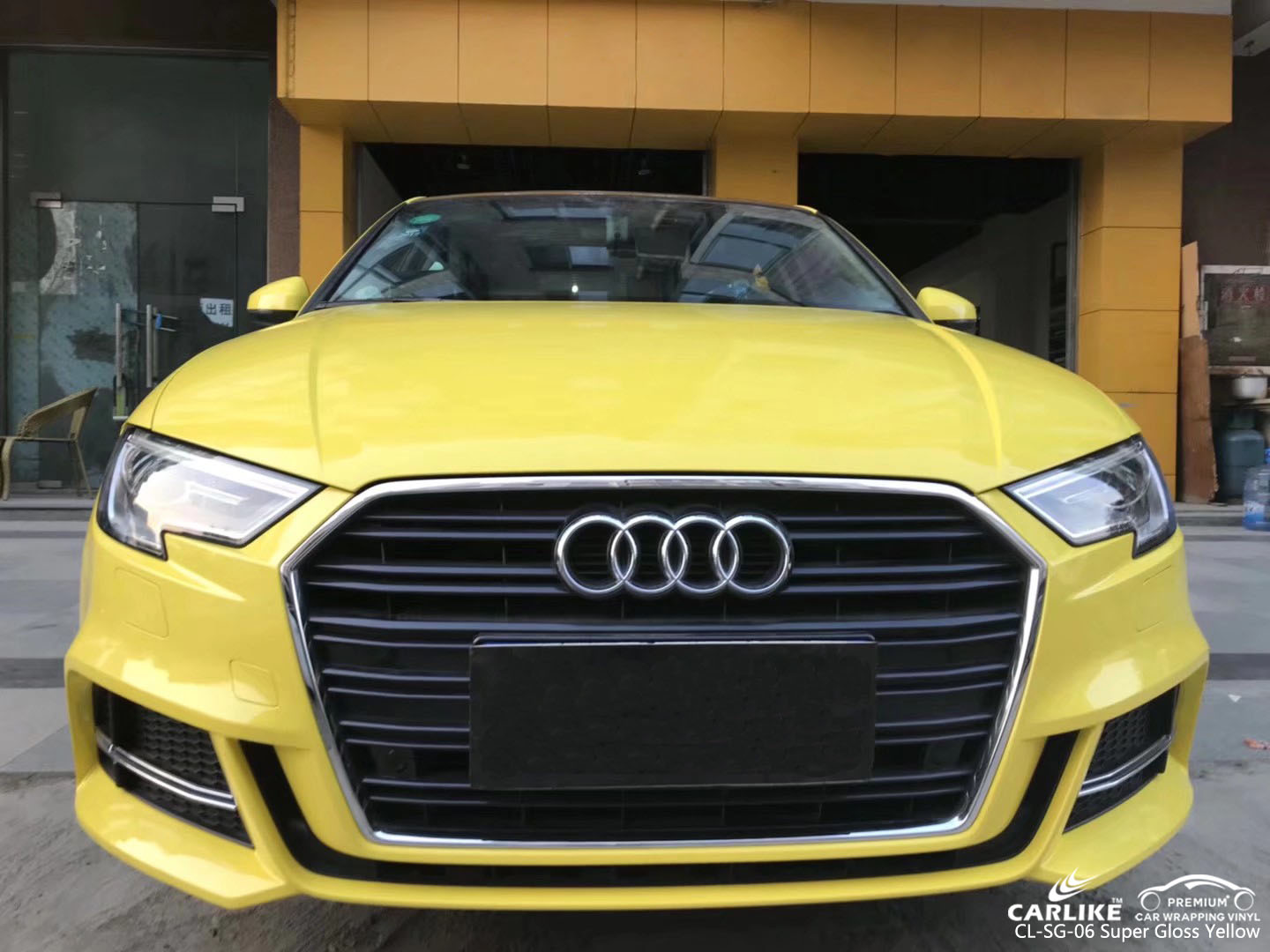 CARLIKE CL-SG-06 SUPER GLOSS YELLOW CAR FOR AUDI