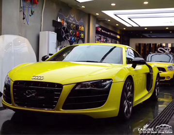CARLIKE CL-SG-06 audi için süper parlak sarı vinil