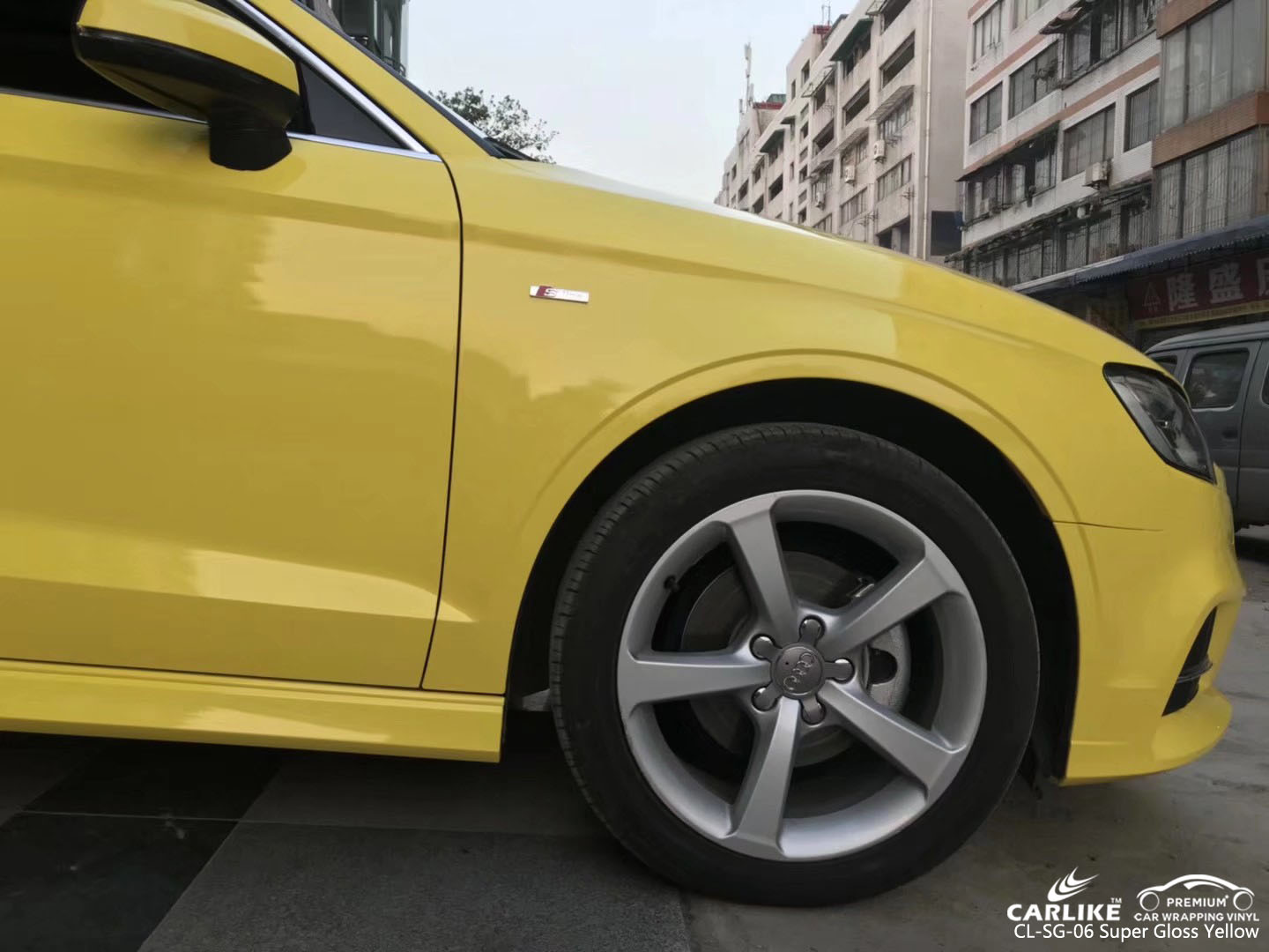 CARLIKE CL-SG-06 SUPER GLOSS YELLOW CAR FOR AUDI