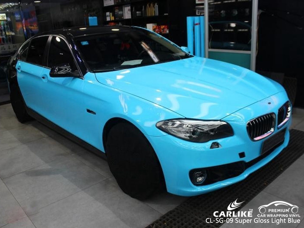 CARLIKE CL-SG-09 SUPER GLOSS LIGHT BLUE VINYL FOR BMW