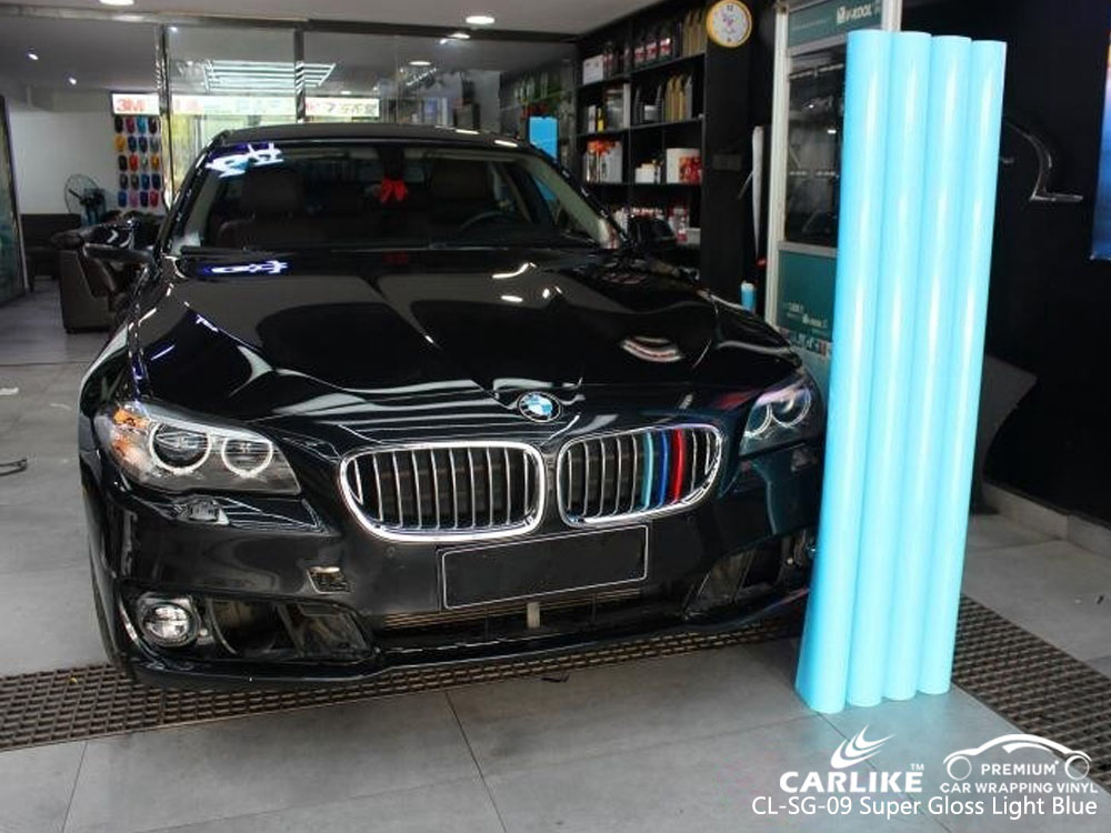 CARLIKE CL-SG-09 SUPER GLOSS LIGHT BLUE VINYL FOR BMW