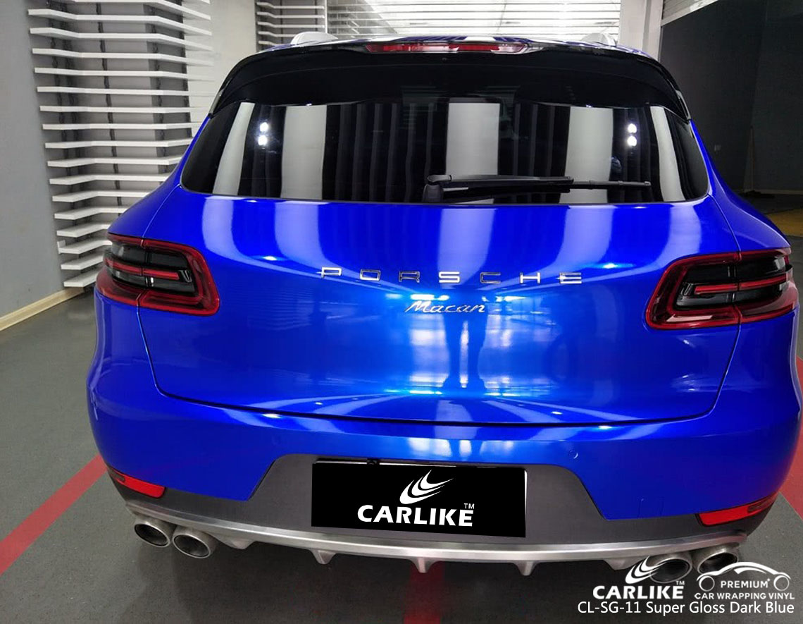 CARLIKE CL-SG-11 SUPER GLOSS DARK BLUE VINYL WRAP