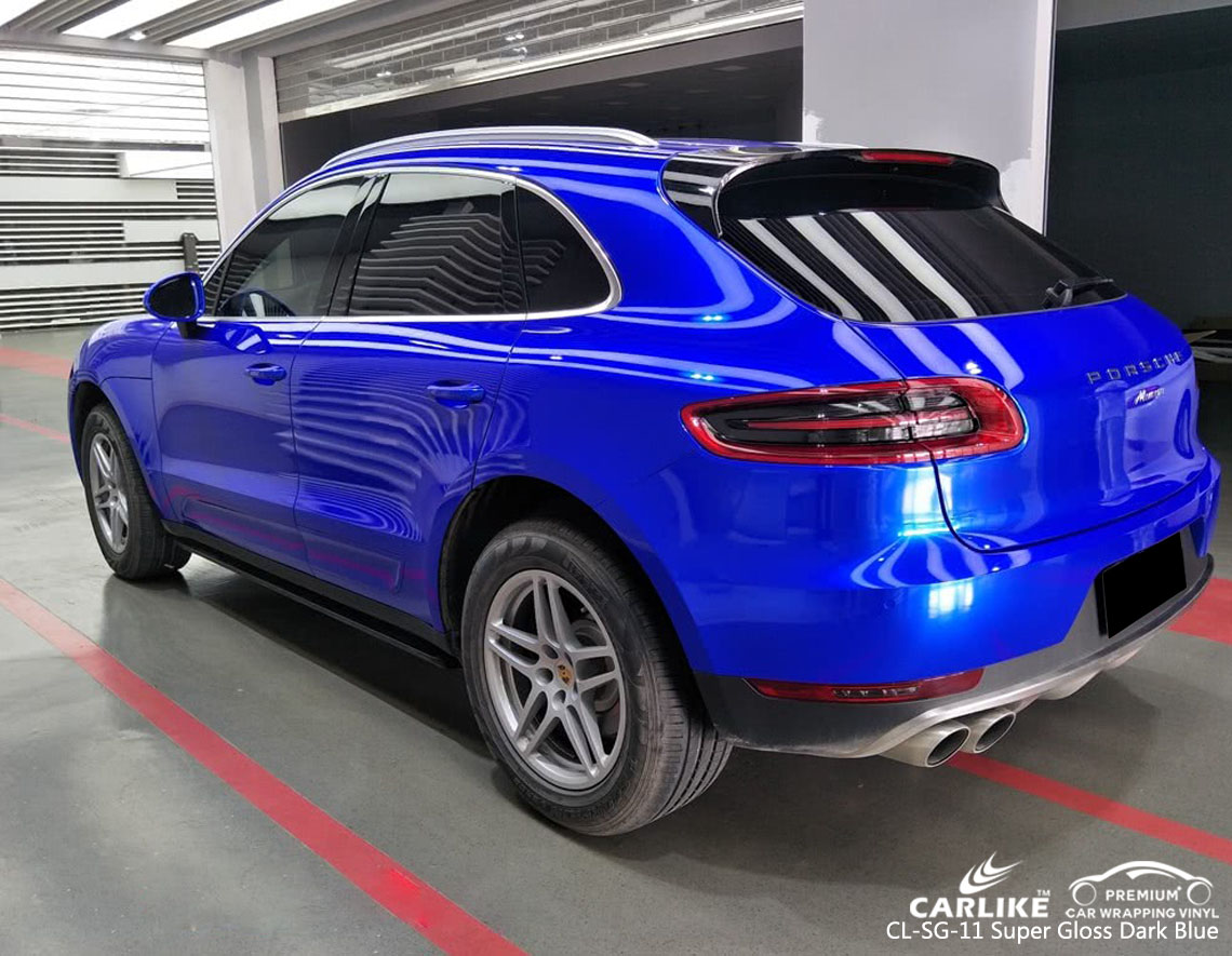 CARLIKE CL-SG-11 SUPER GLOSS DARK BLUE VINYL WRAP