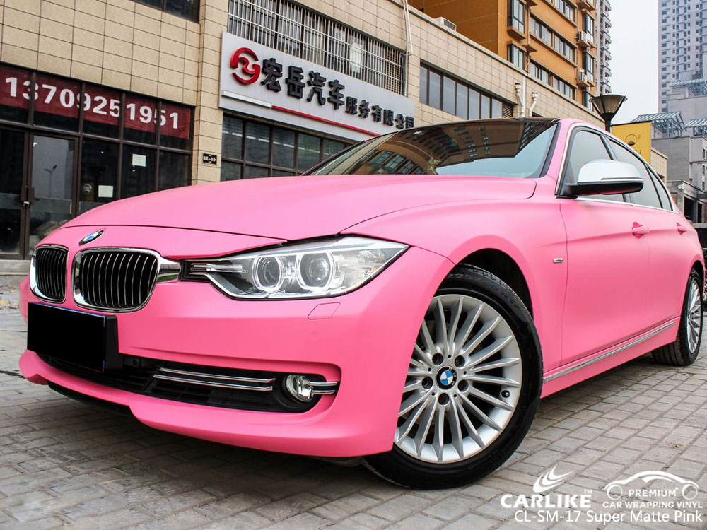 CARLIKE CL-SM-17 SUPER MATTE PINK CAR WRAP VINYL