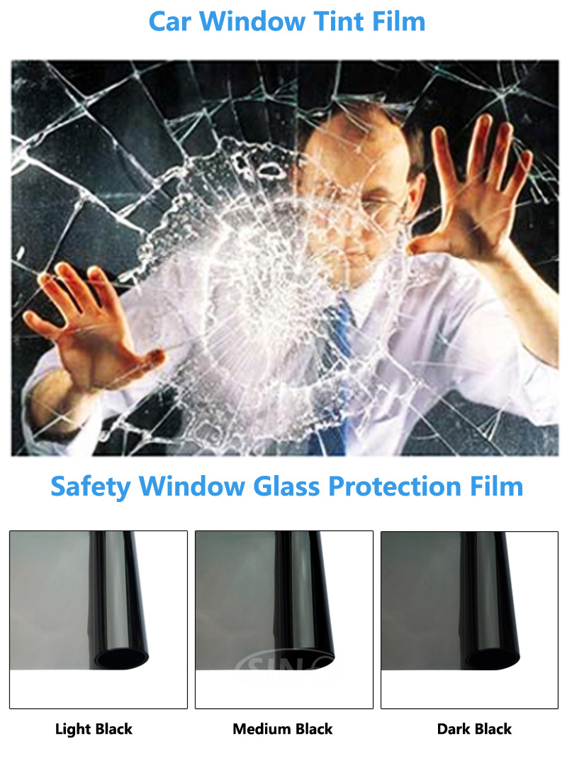 2Mil 4Mil 8Mil 12Mil Bulletproof Safety Window Glass Protection Film
