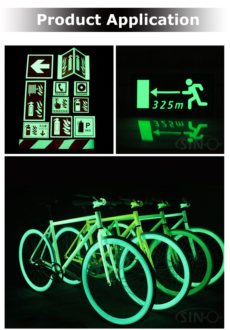 Glow In Dark Graphic Photo Luminescent Vinyl Film