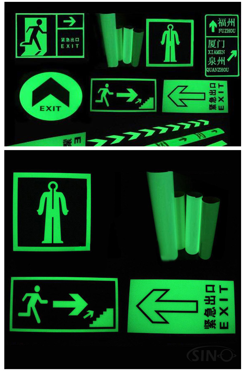 Glow In Dark Graphic Photo Luminescent Vinyl Film