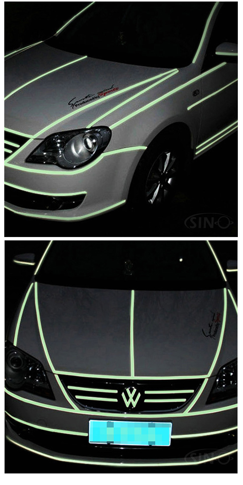 Glow In Dark Graphic Photo Luminescent Vinyl Film