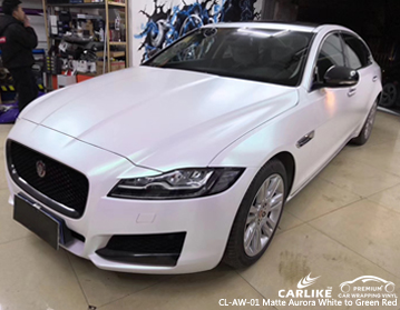 CARLIKE CL-AW-01 mat aurora beyaz yeşil kırmızı araba sarma vinil