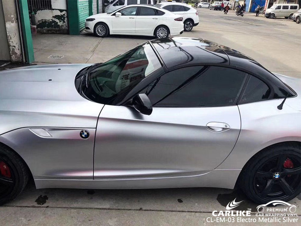 CARLIKE CL-EM-03 ELECTRO METALLIC SILVER VINYL FOR BMW