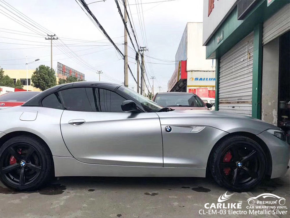CARLIKE CL-EM-03 ELECTRO METALLIC SILVER VINYL FOR BMW