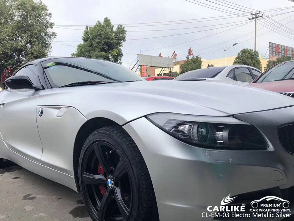 CARLIKE CL-EM-03 ELECTRO METALLIC SILVER VINYL FOR BMW