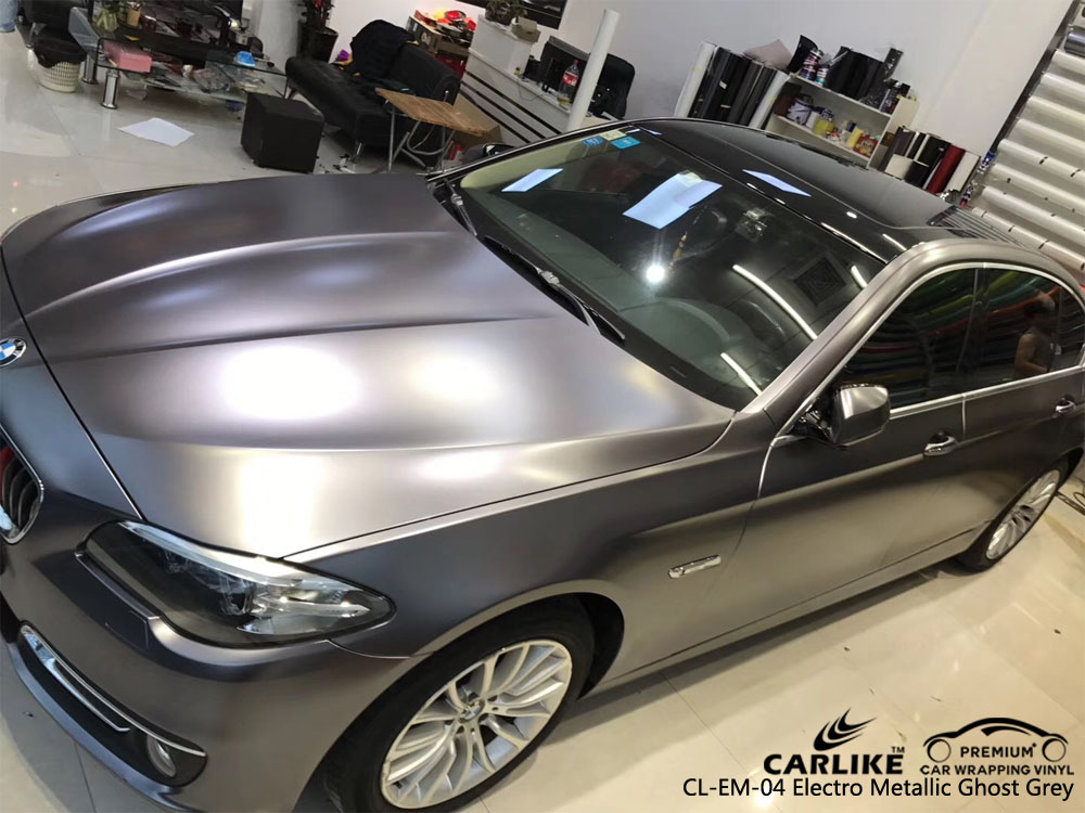 CARLIKE CL-EM-04 ELECTRO METALLIC GHOST GRAY VINYL FOR BMW