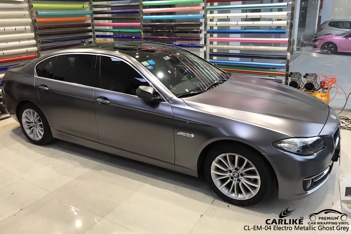 CARLIKE CL-EM-04 ELECTRO METALLIC GHOST GRAY VINYL FOR BMW