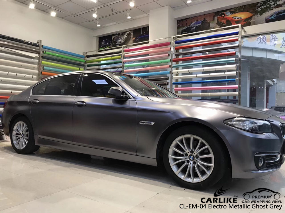 CARLIKE CL-EM-04 ELECTRO METALLIC GHOST GRAY VINYL FOR BMW