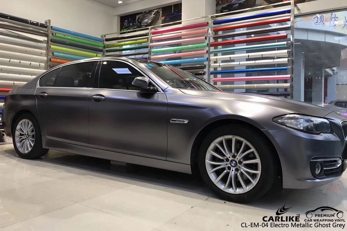 CARLIKE CL-EM-04 ELECTRO METALLIC GHOST GRAY VINYL FOR BMW