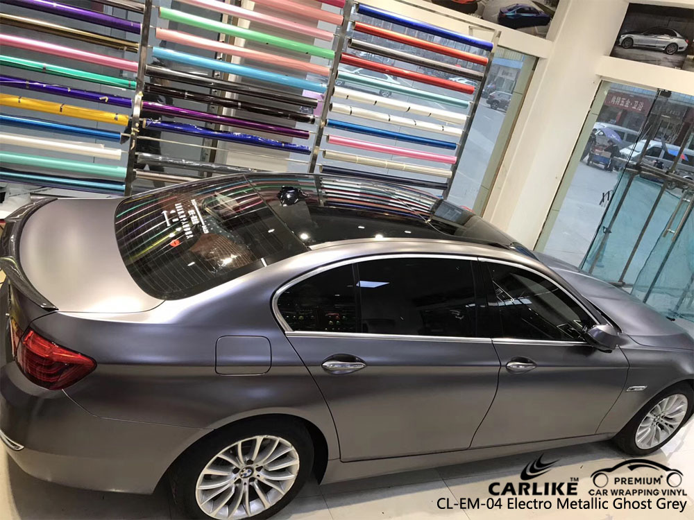 CARLIKE CL-EM-04 ELECTRO METALLIC GHOST GRAY VINYL FOR BMW