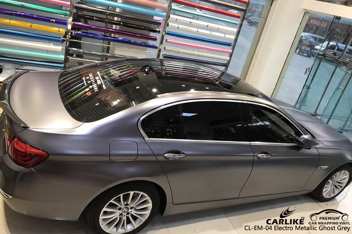 CARLIKE CL-EM-04 ELECTRO METALLIC GHOST GRAY VINYL FOR BMW