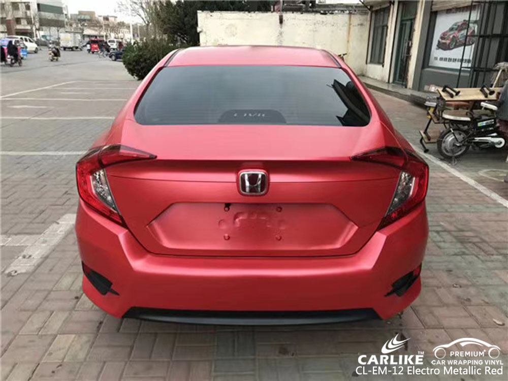 CARLIKE CL-EM-12 ELECTRO METALLIC RED VINYL FOR HONDA