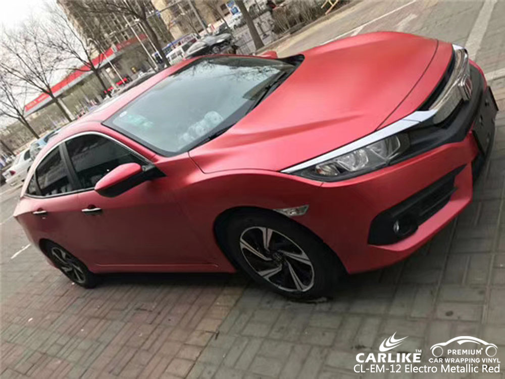 CARLIKE CL-EM-12 ELECTRO METALLIC RED VINYL FOR HONDA
