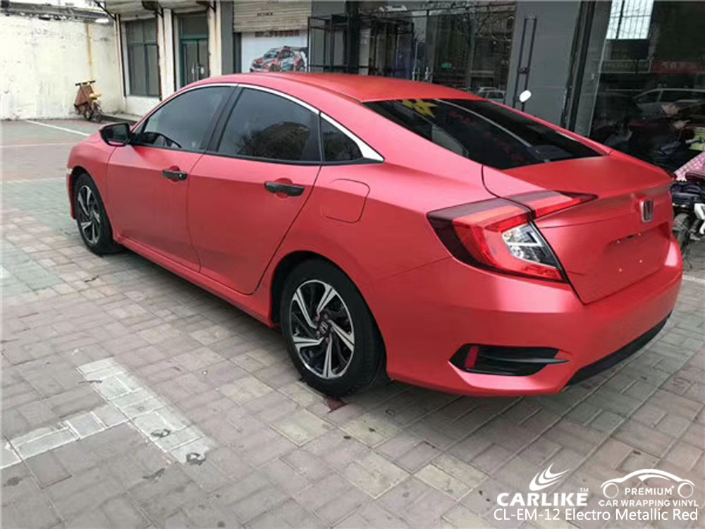 CARLIKE CL-EM-12 ELECTRO METALLIC RED VINYL FOR HONDA