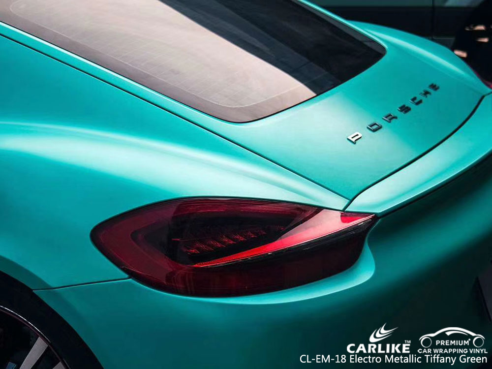 CARLIKE CL-EM-18 ELECTRO METALLIC TIFFANY GREEN VINYL FOR PORSCHE