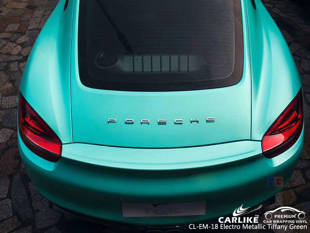 CARLIKE CL-EM-18 ELECTRO METALLIC TIFFANY GREEN VINYL FOR PORSCHE