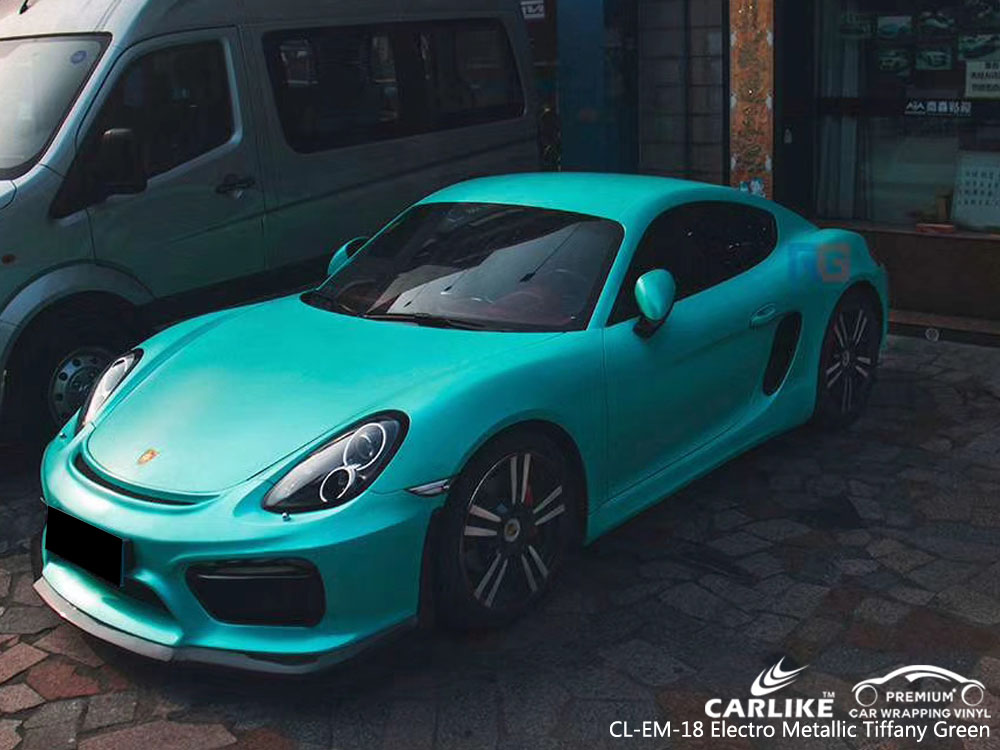CARLIKE CL-EM-18 ELECTRO METALLIC TIFFANY GREEN VINYL FOR PORSCHE