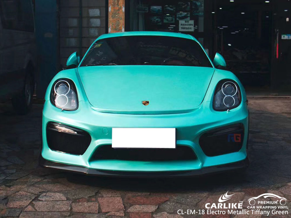 CARLIKE CL-EM-18 ELECTRO METALLIC TIFFANY GREEN VINYL FOR PORSCHE