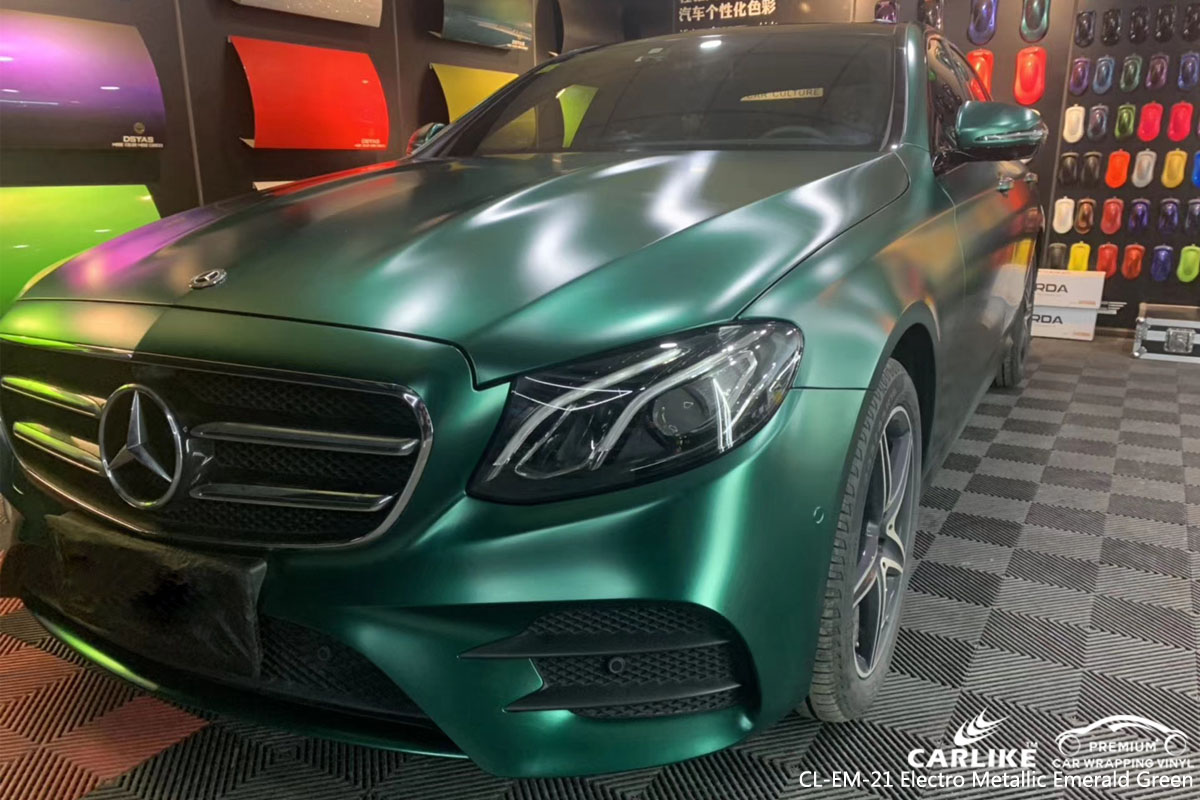 CARLIKE CL-EM-21 ELECTRO METALLIC EMERALD GREEN VINYL FOR MERCEDES-BENZ