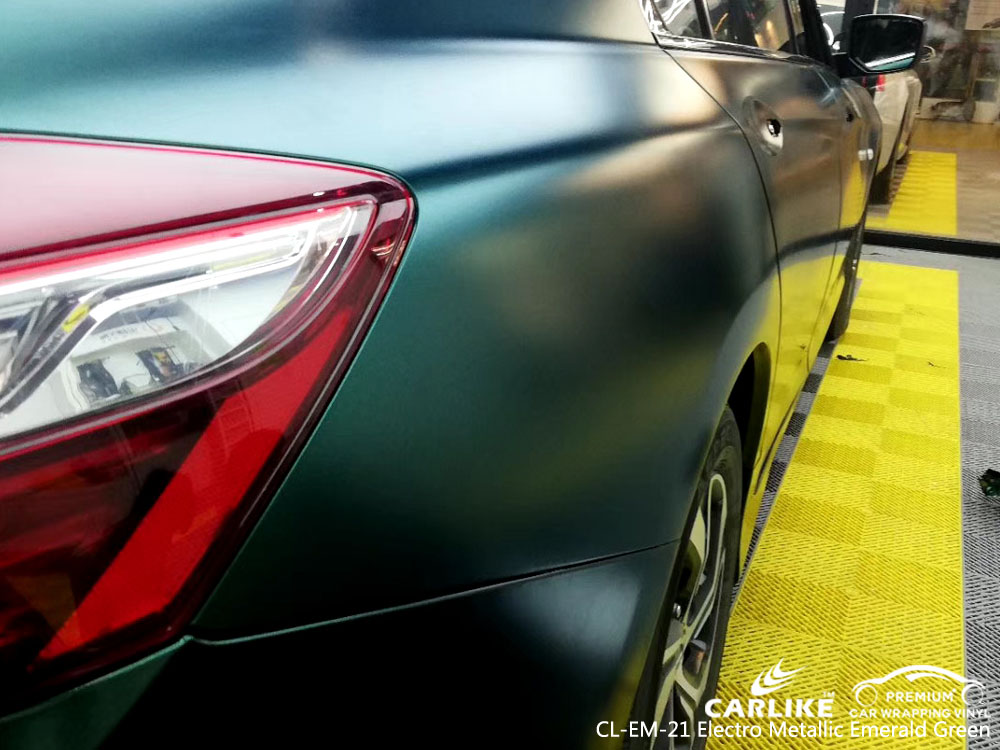 CARLIKE CL-EM-21 ELECTRO METALLIC EMERALD GREEN CAR WRAP VINYL