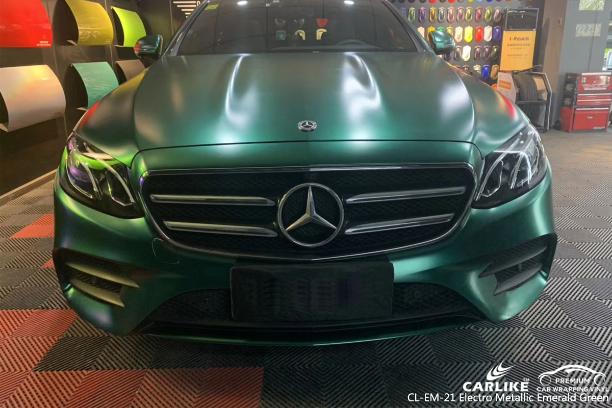 CARLIKE CL-EM-21 ELECTRO METALLIC EMERALD GREEN VINYL FOR MERCEDES-BENZ