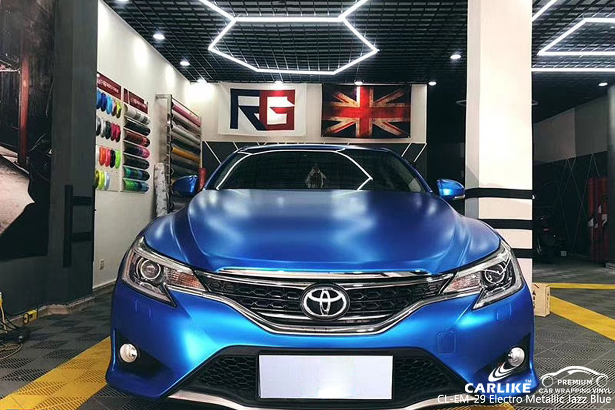 CARLIKE CL-EM-29 ELECTRO METALLIC JAZZ BLUE VINYL FOR TOYOTA