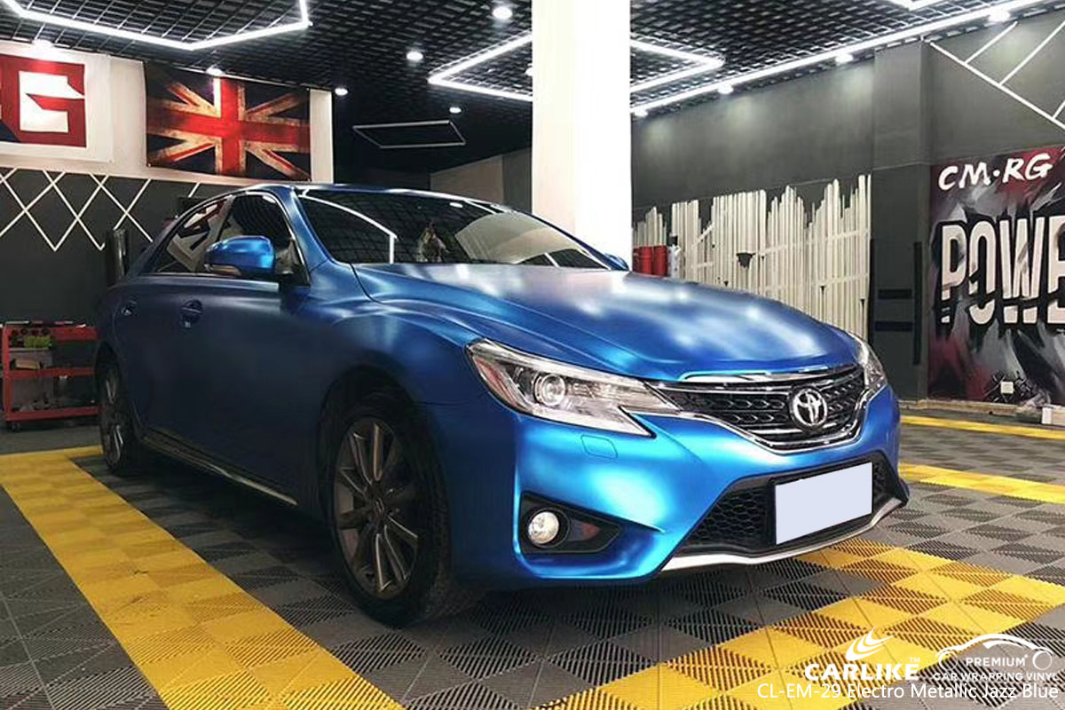 CARLIKE CL-EM-29 ELECTRO METALLIC JAZZ BLUE VINYL FOR TOYOTA