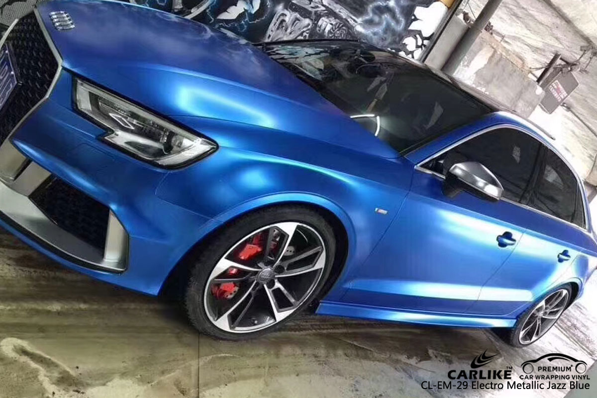 CARLIKE CL-EM-29 ELECTRO METALLIC JAZZ BLUE VINYL FOR AUDI