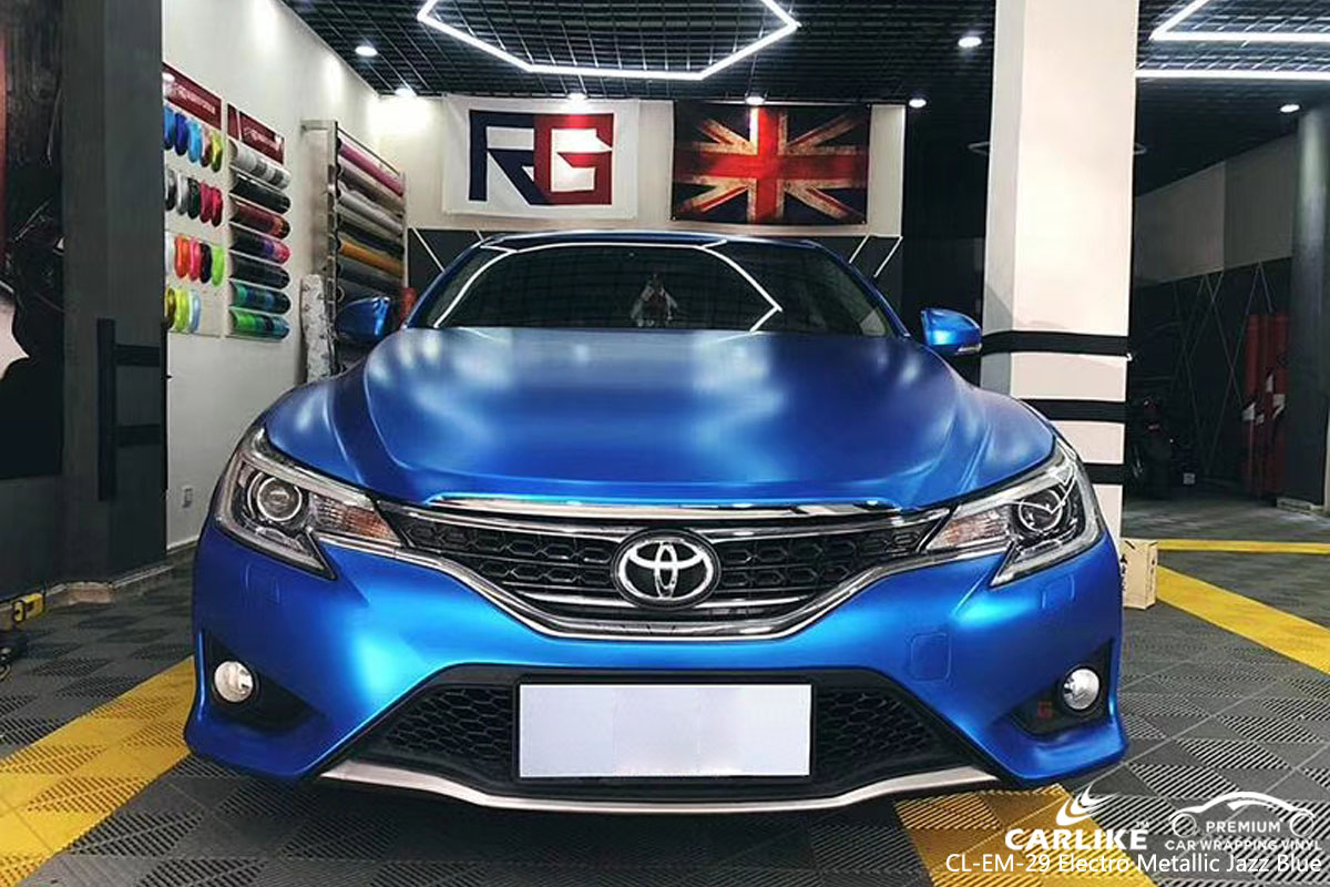 CARLIKE CL-EM-29 ELECTRO METALLIC JAZZ BLUE VINYL FOR TOYOTA