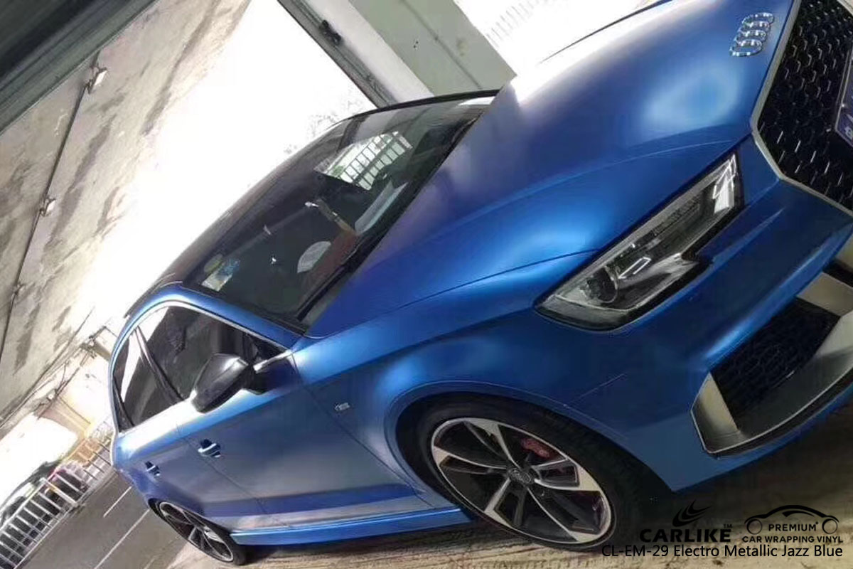 CARLIKE CL-EM-29 ELECTRO METALLIC JAZZ BLUE VINYL FOR AUDI