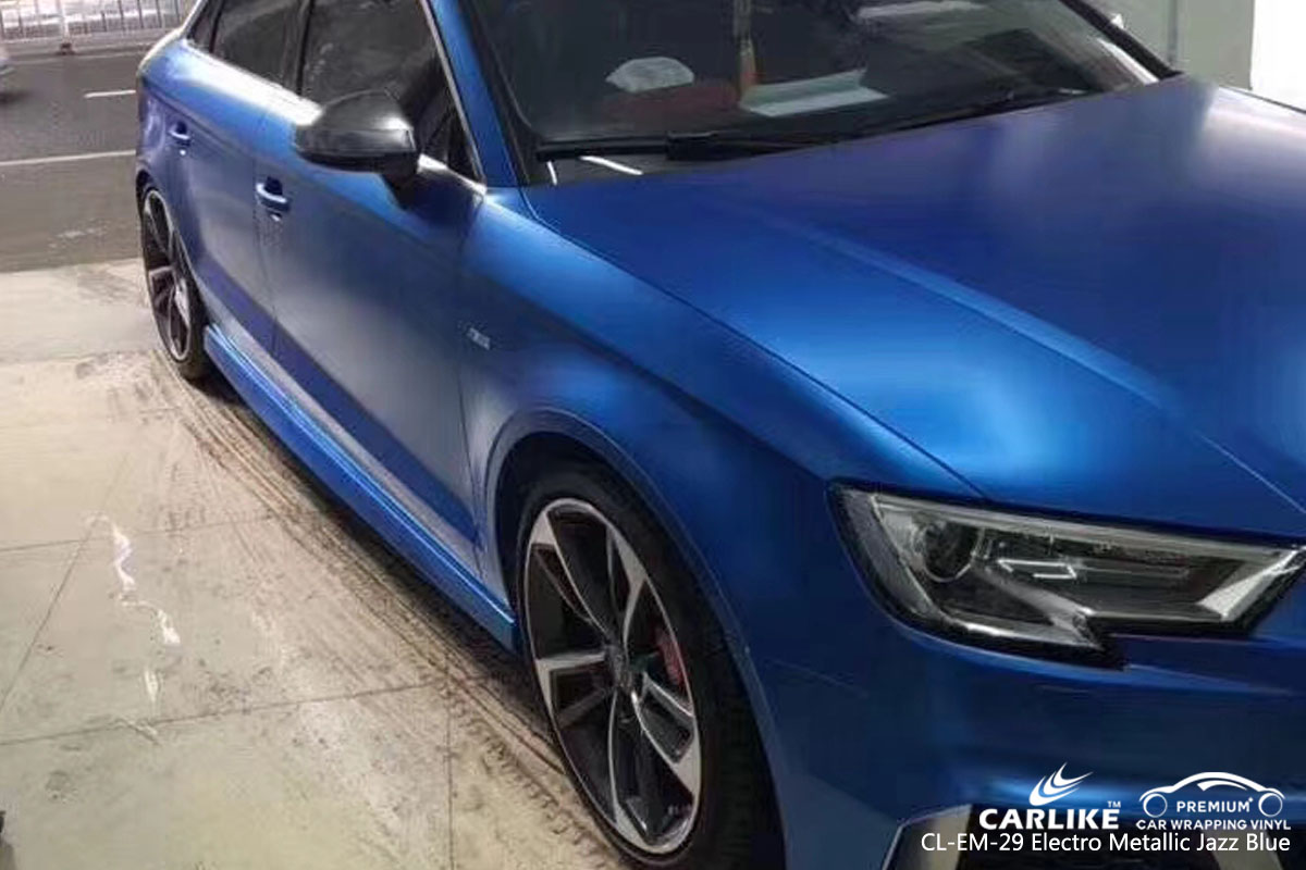 CARLIKE CL-EM-29 ELECTRO METALLIC JAZZ BLUE VINYL FOR AUDI