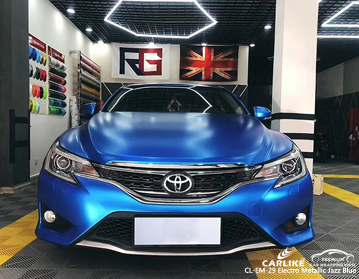 CARLIKE CL-EM-29 toyota için elektro metalik caz mavi vinil