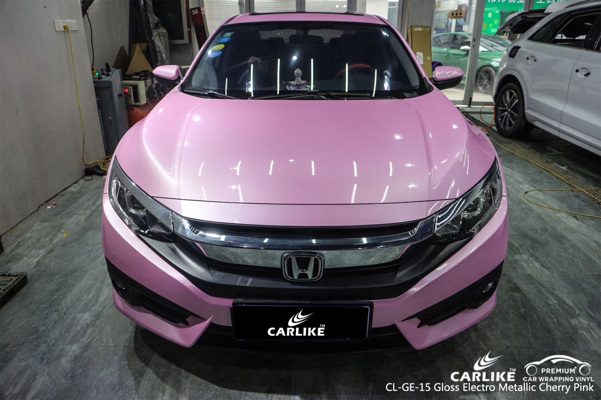 CARLIKE CL-GE-15 GLOSS ELECTRO METALLIC CHERRY PLNK VINYL FOR HONDA