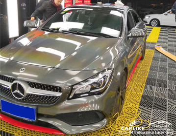 CL-IL-04 Iridiscencia láser gris vinilo para mercedes-benz